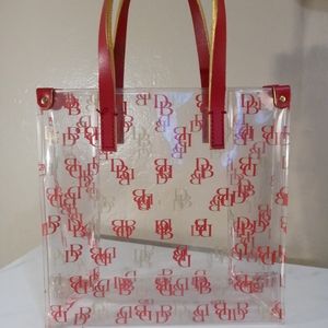 Dooney & Bourke Clear Tote w/ logo print